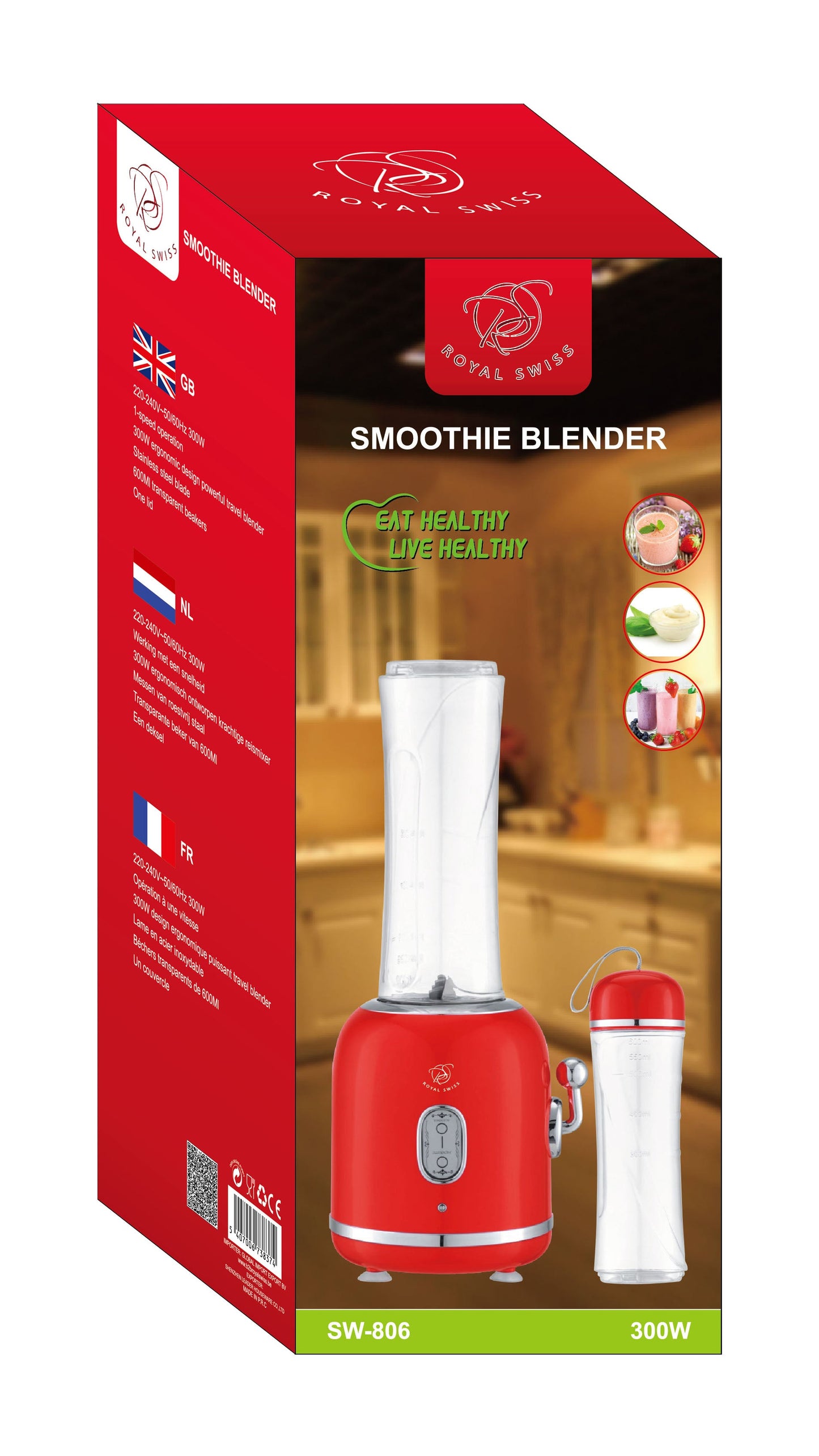 Blender with Take-Away Jug Royal Swiss