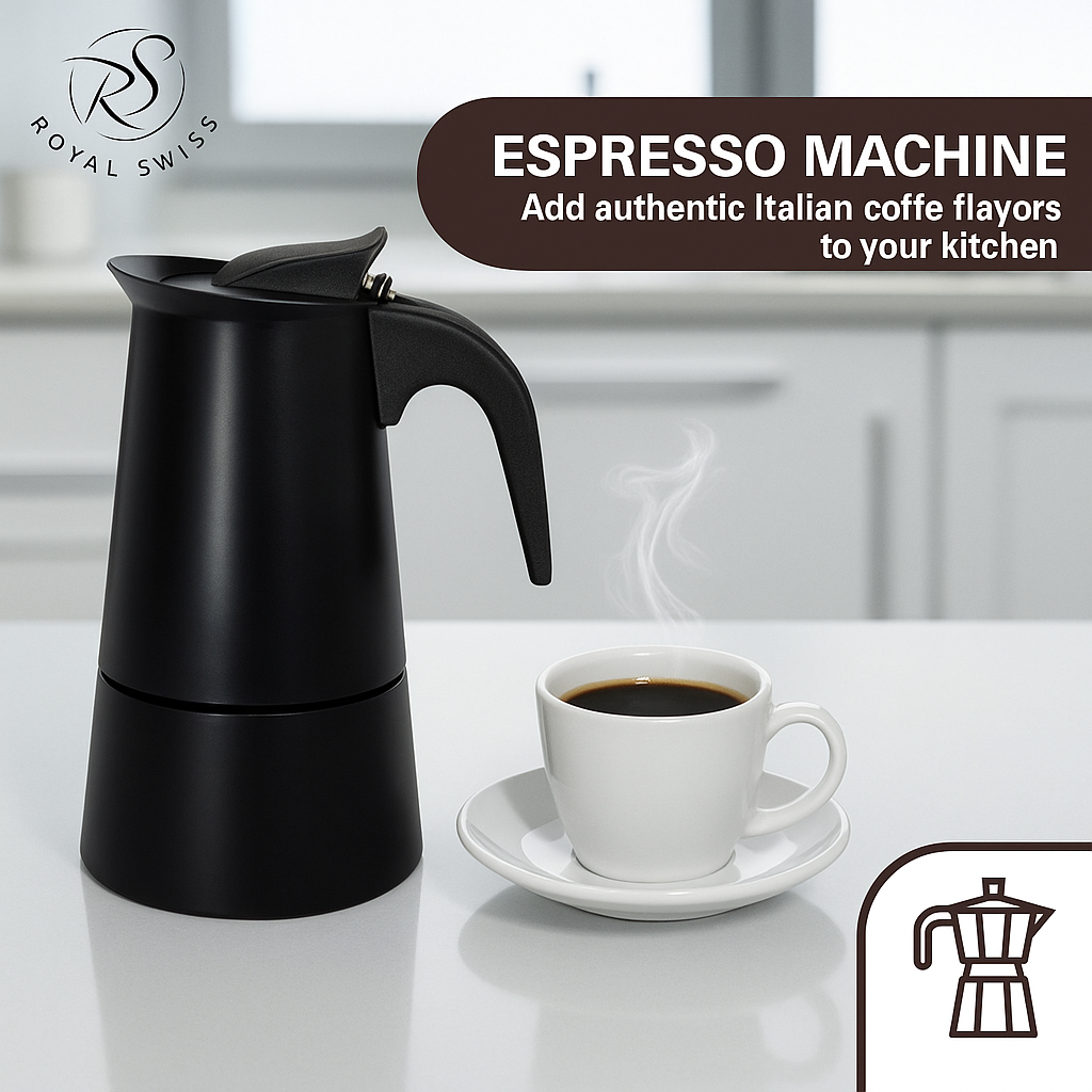 Percolator - 4 Cups | 6 Cups | 9 Cups Royal Swiss