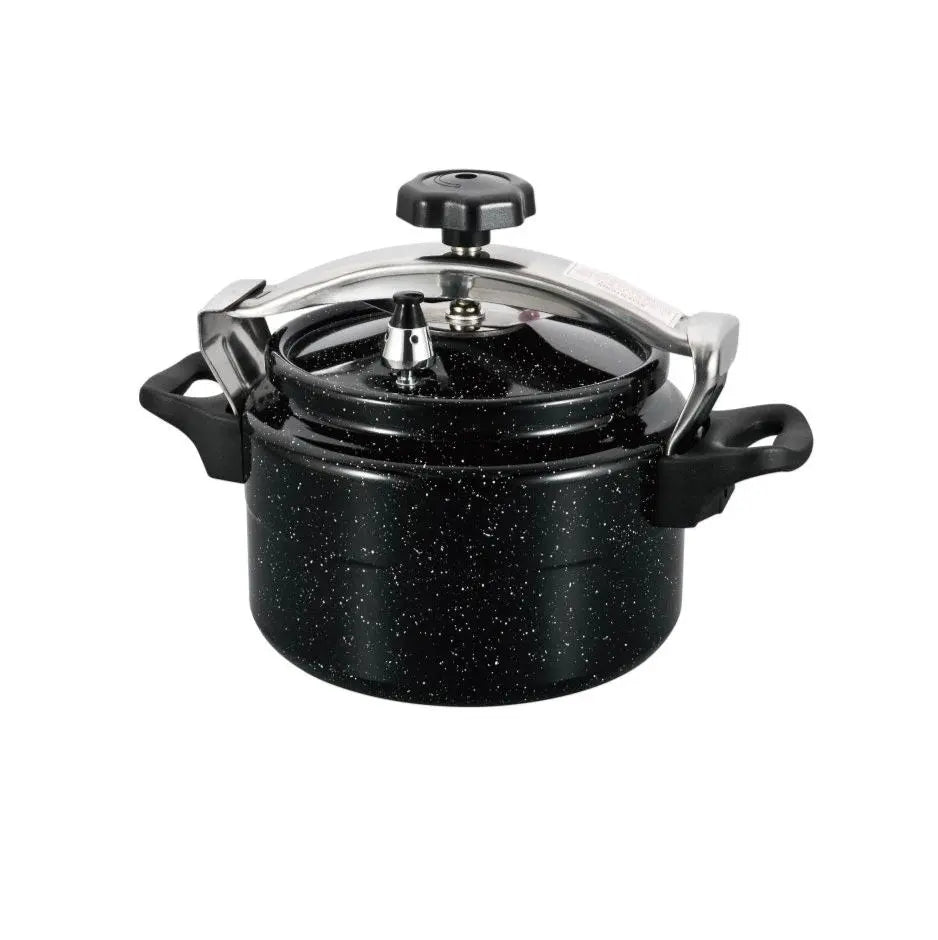Aluminium Pressure Cooker with Black Coating - 5L | 7L | 11L | 15L Royal Swiss
