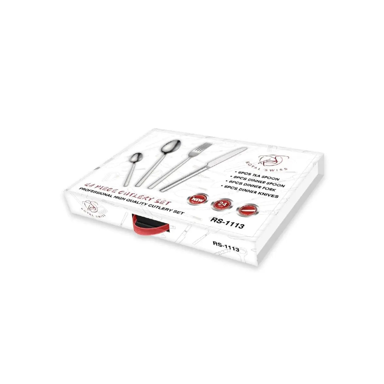 24 Pieces Cutlery Set Royal Swiss