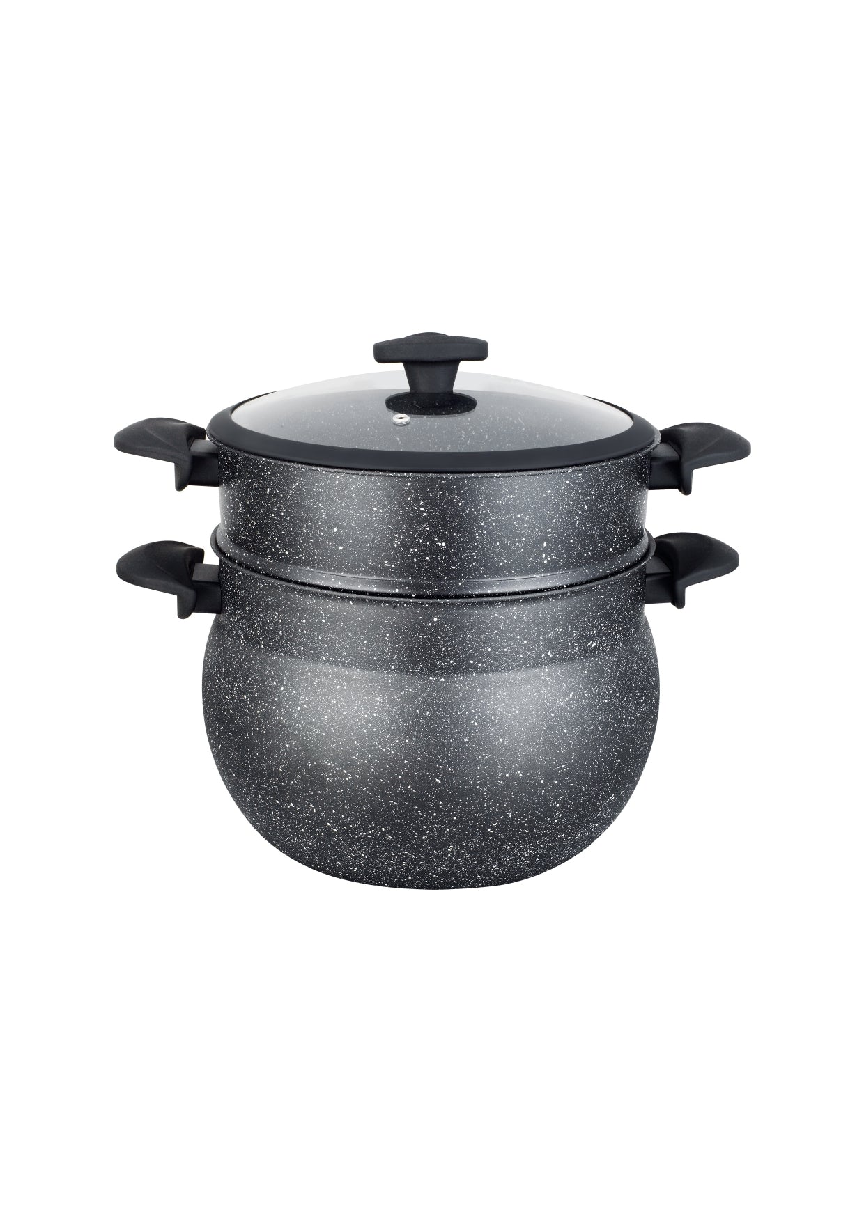 Black Stone Couscous Pot - 4L | 8L | 10L | 12L | 14L