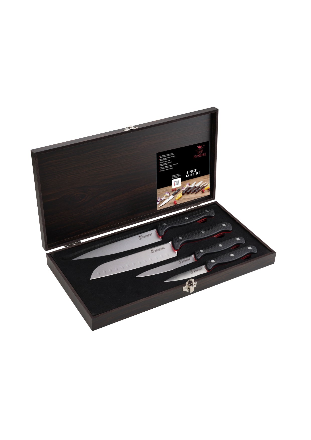 4 Pieces Knife Set Royal Swiss