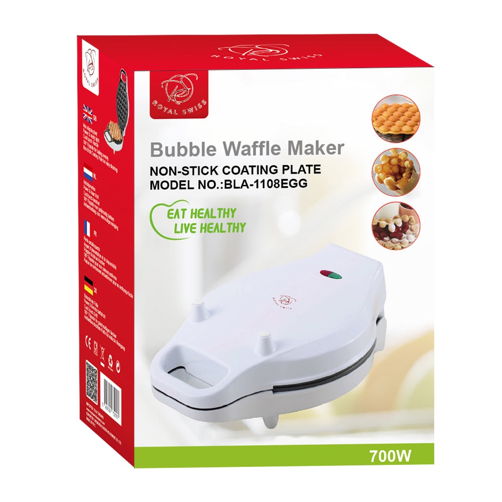 Bubble Waffle Maker Royal Swiss