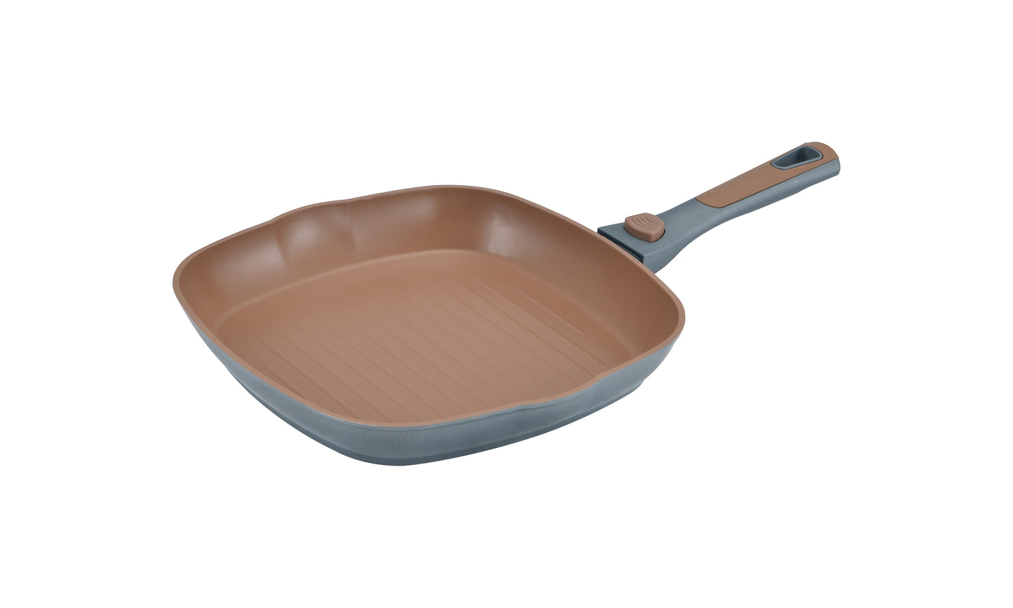 Detachable griller - 28cm - Green | Blue | Black | Light Brown