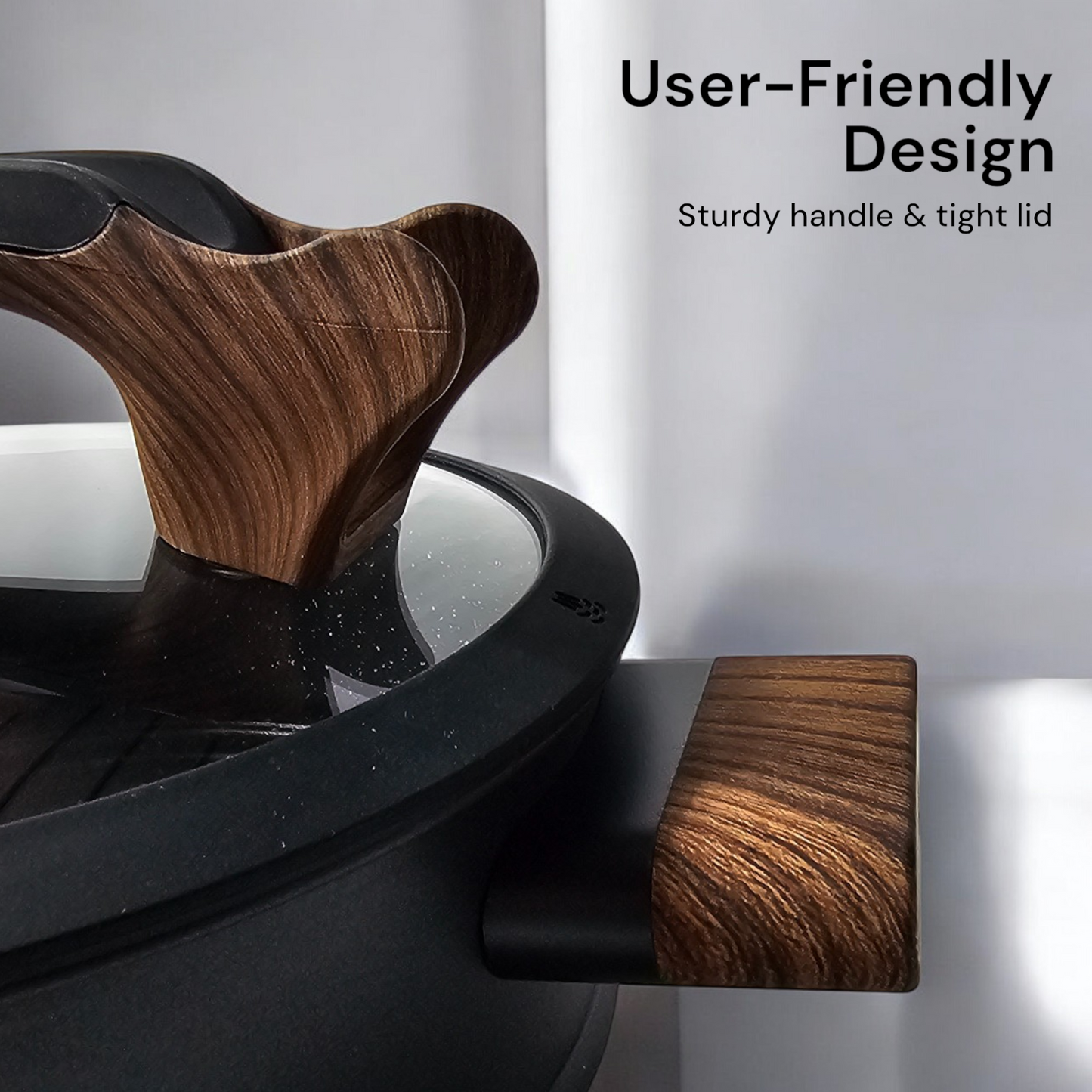 6.5L Couscous Pot - Black | Beige