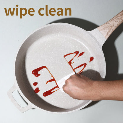 10 Pieces Rhombus Cookware Set - Beige | Black Royal Swiss