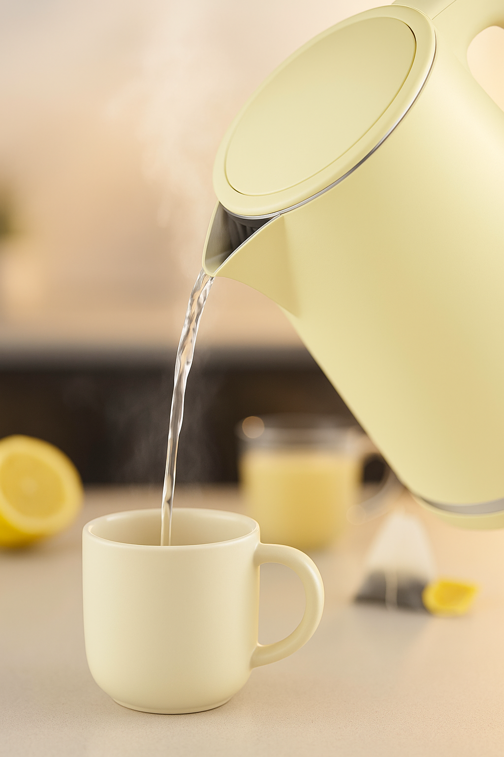 1,8L waterkoker - Botergeel