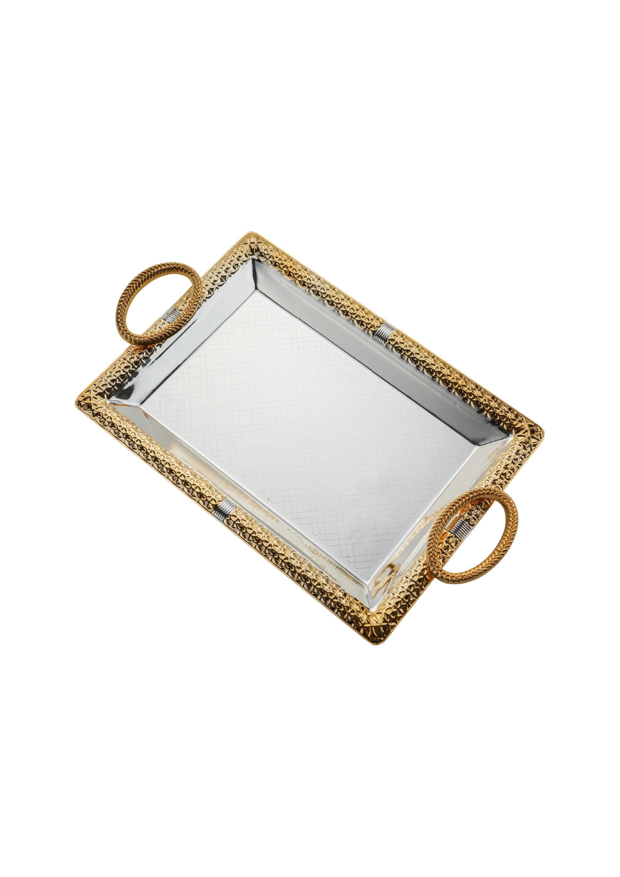 Gold Plated Serving Tray - M | L - RS 1539