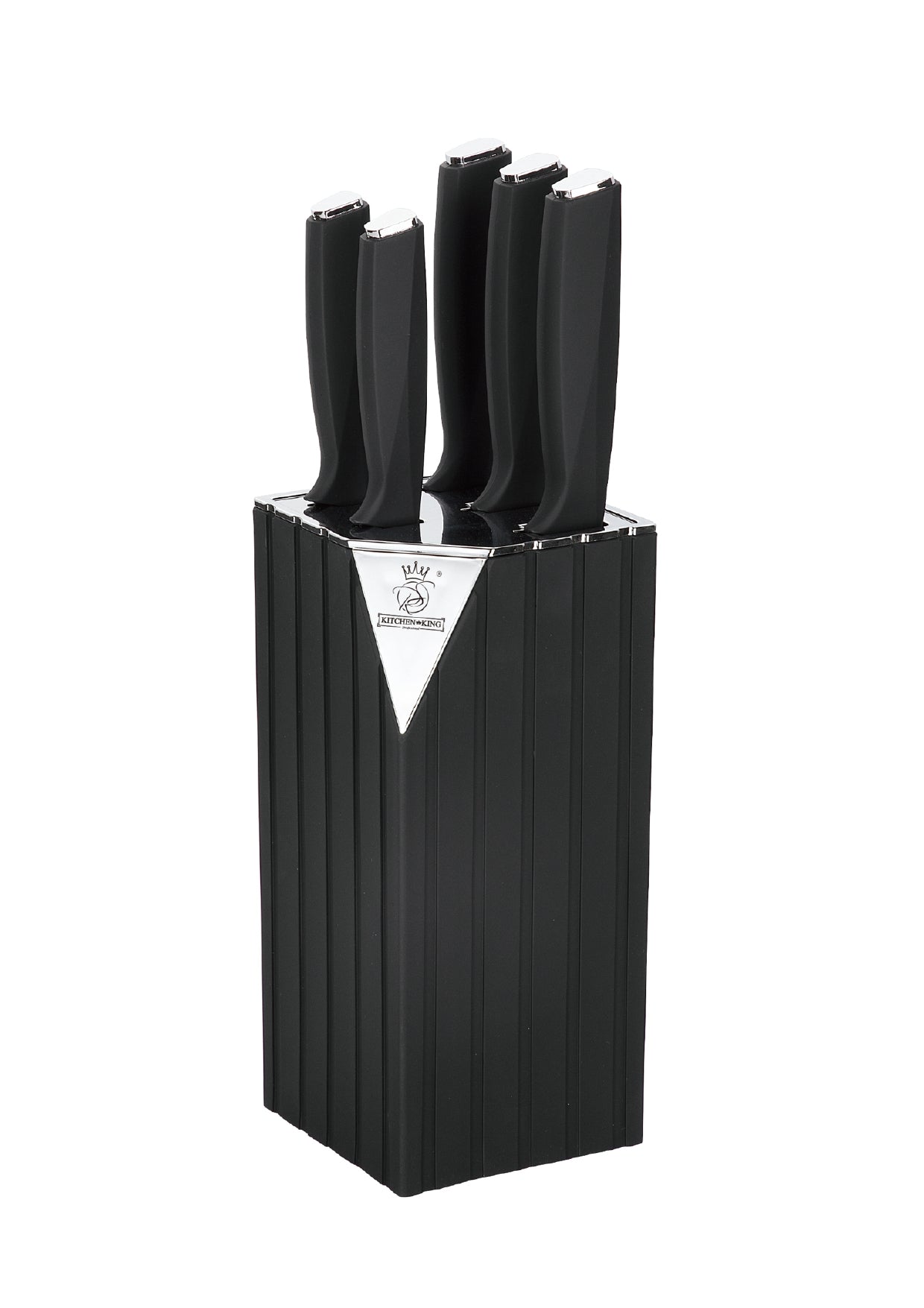 5 Pieces Knife Set - Black | Brown | Multicolour