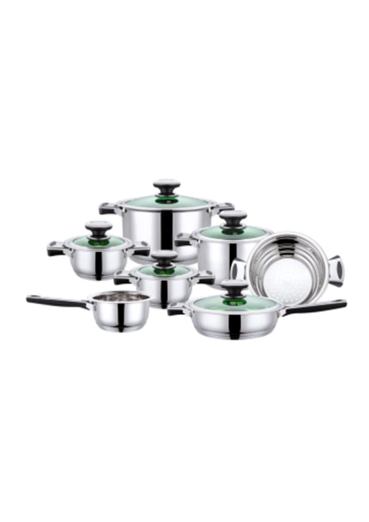 12 Pieces Stainless Steel Cookware Set