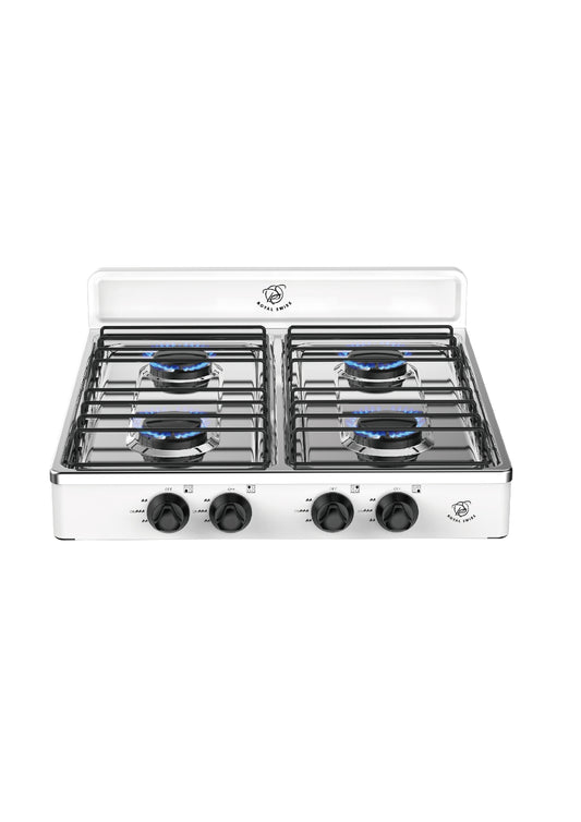 4 Head Gas Stove with Die-Casting Burner and Lid
