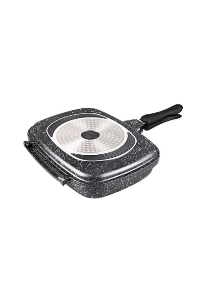 Double Sided Fry Pan - Black | Red Royal Swiss