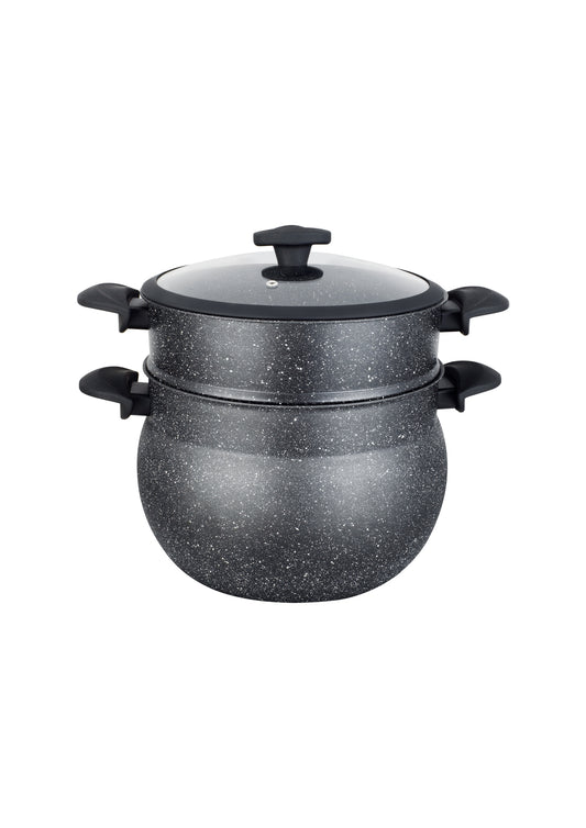 Black Stone Couscous Pot - 4L | 8L | 10L | 12L | 14L