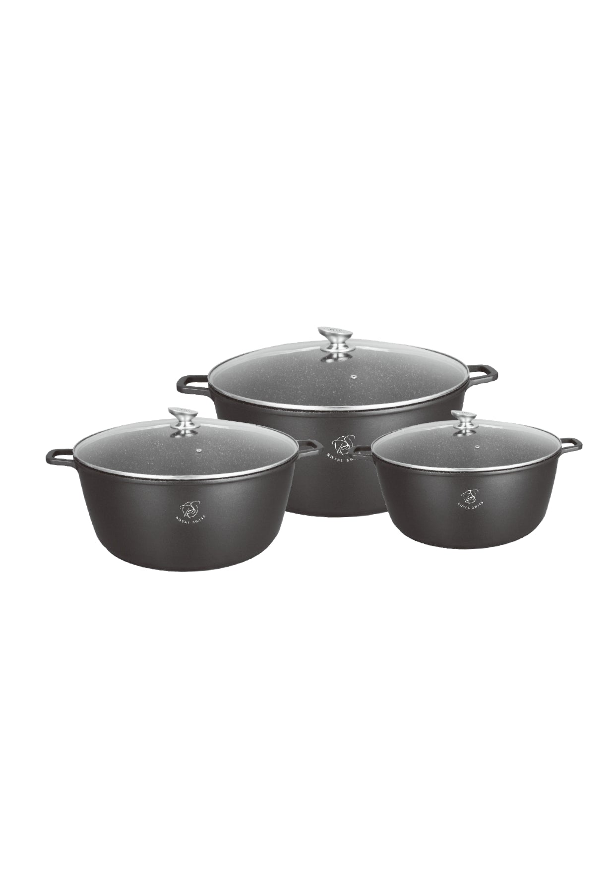 3 Pieces Casserole Set 36cm-40cm-44cm