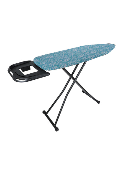 Strijkplank met intrekbare kunststof strijkijzerhouder