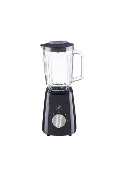 Plastic Blender with Glass Jar - Black | White Royal Swiss