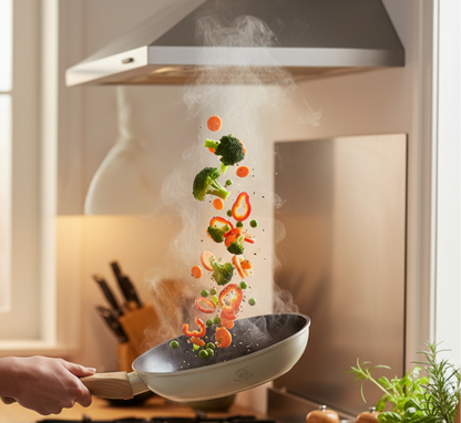 10 Pieces Cookware Set - Beige | Black