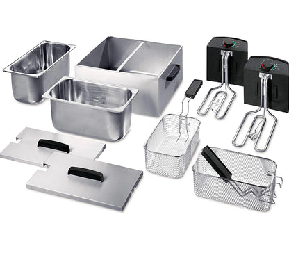 Friteuse à deux compartiments - 6 L