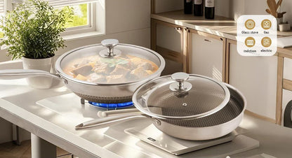 10-Piece Stainless Steel Cookware Set