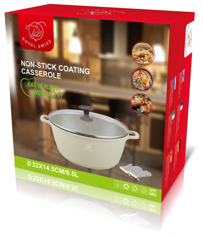 Casserole - 24cm - Black | Beige | Green | Grey