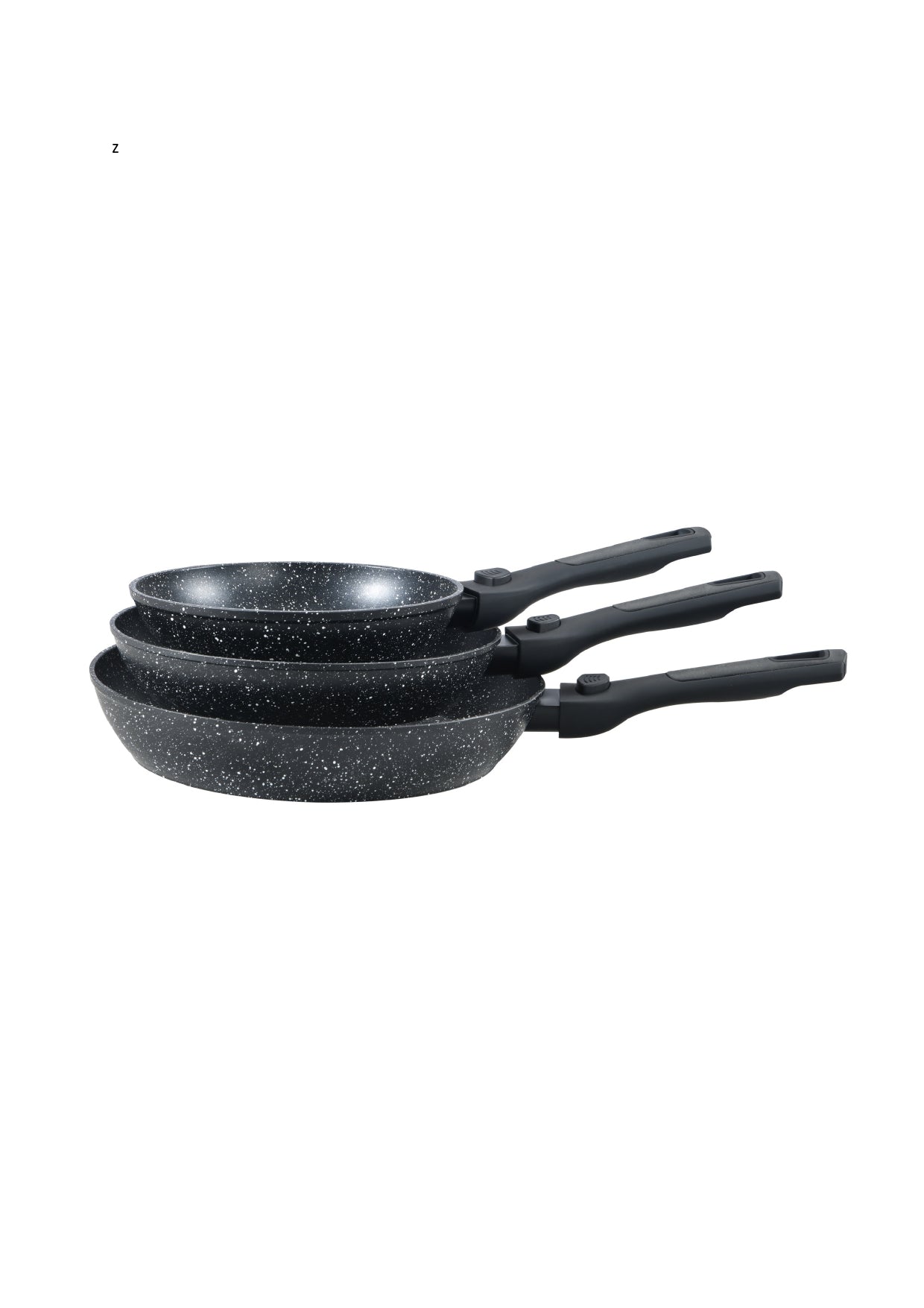 3 Pieces Detachable Fry Pan Set